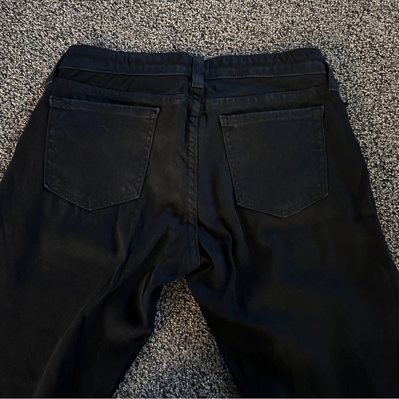 Just Black Skinny Jeans Classic Black Stretch Denim Mid Rise Made in USA Size 28 - Picture 4 of 6